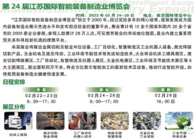 數(shù)字經(jīng)濟(jì)展會(huì)強(qiáng)音符 聚焦智造未來(lái)，第24屆江蘇國(guó)際裝備博覽會(huì)引領(lǐng)云服務(wù)新浪潮